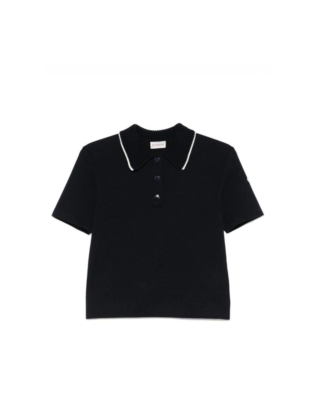 Moncler Black Polo Shirts for men