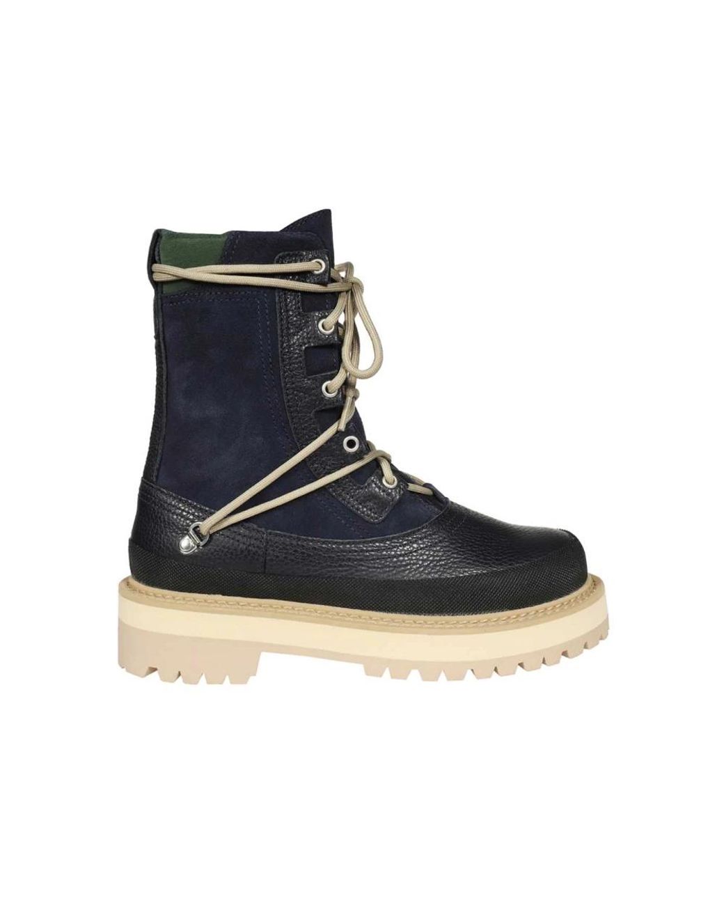 Reese Cooper Blue Lace-Up Boots for men
