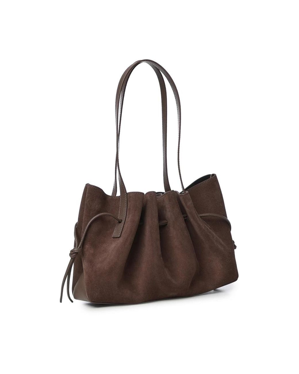 Yuzefi Brown Bucket Bags