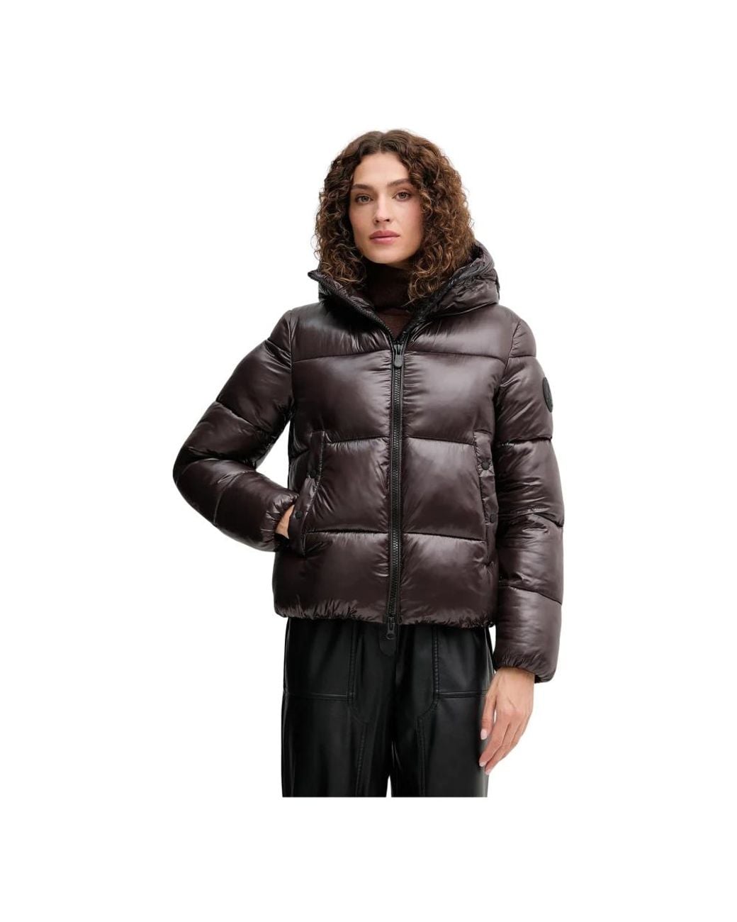 Save The Duck Jassen ,Bruin ,Polyester Biddy Jacket in het Black