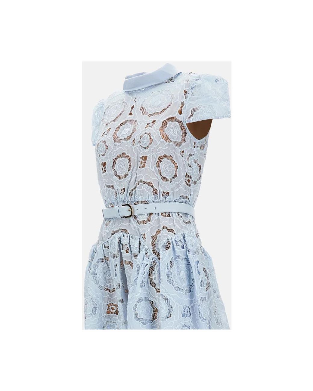 Midi Dresses Self-Portrait de color Blue