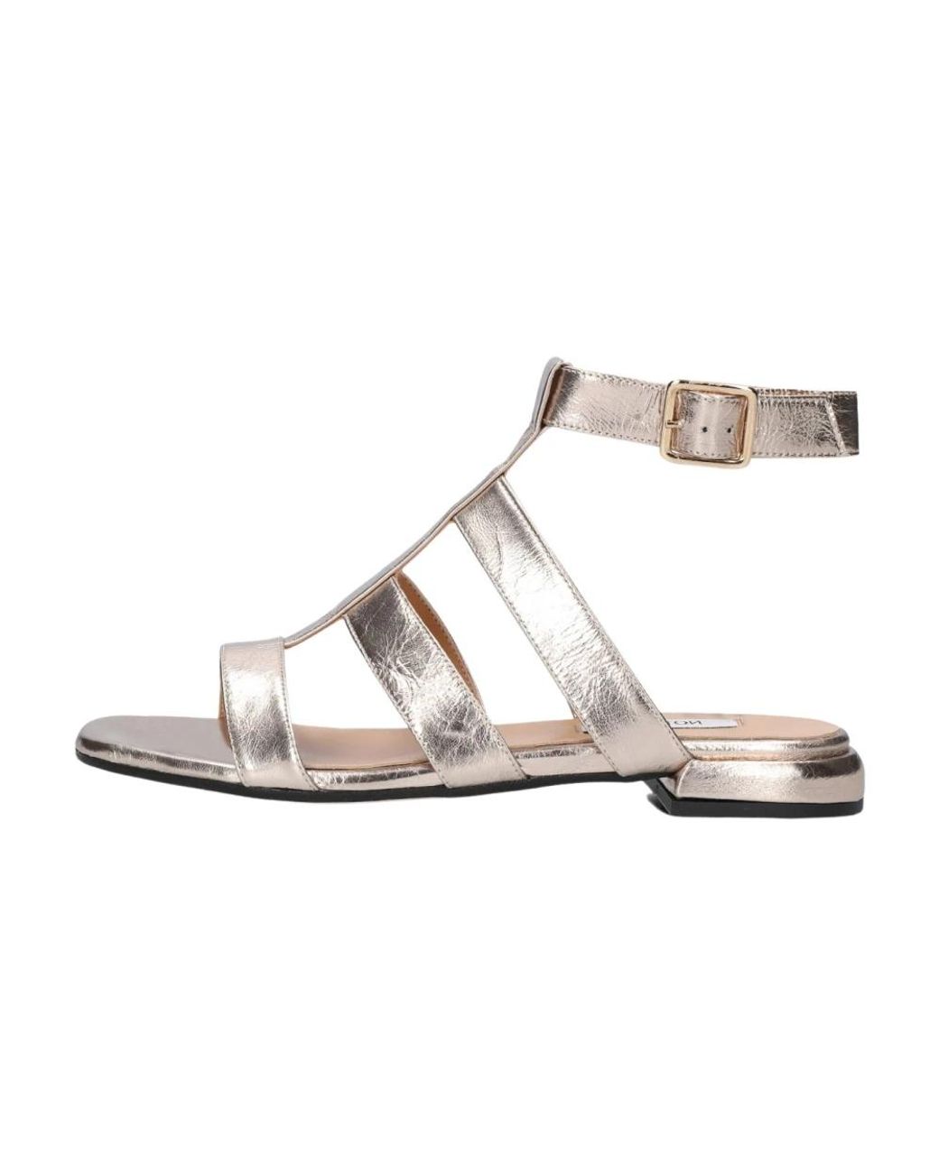 Notre-v Metallic Flache Sandalen