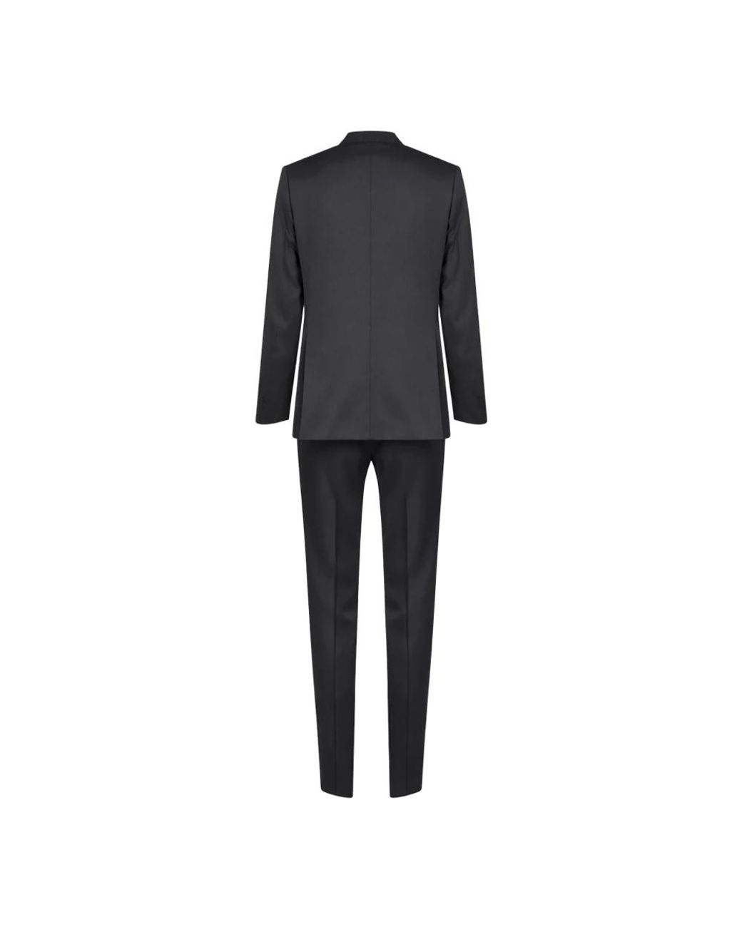 D4.0 Black Double Breasted Suits for men