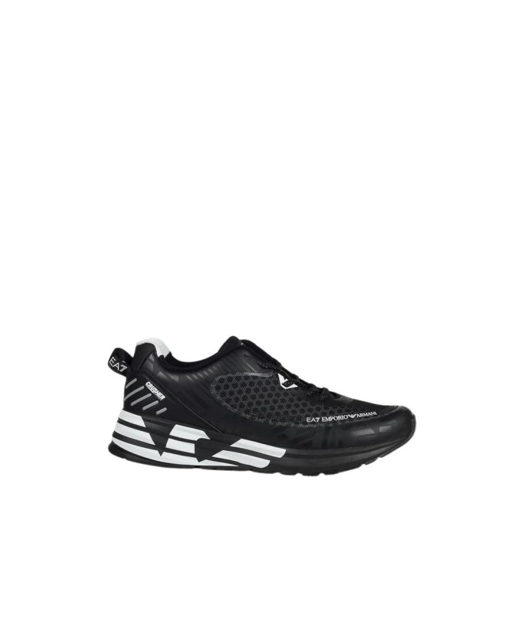EA7 Black Sneakers for men