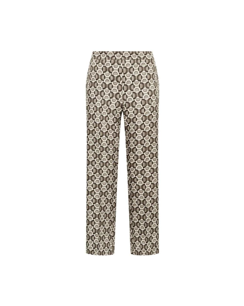Maliparmi Gray Straight Trousers