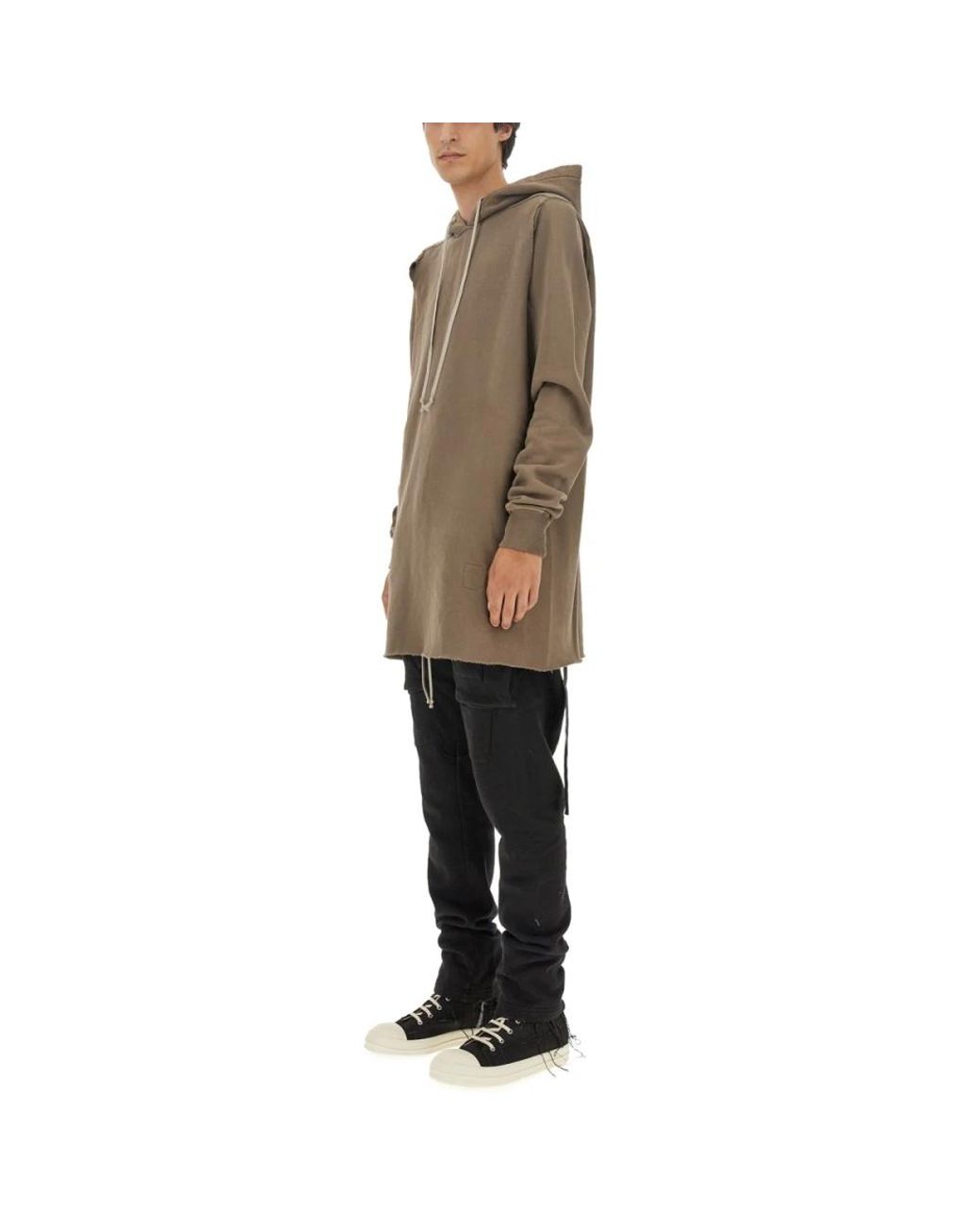 Rick Owens Natural Hoodies for men