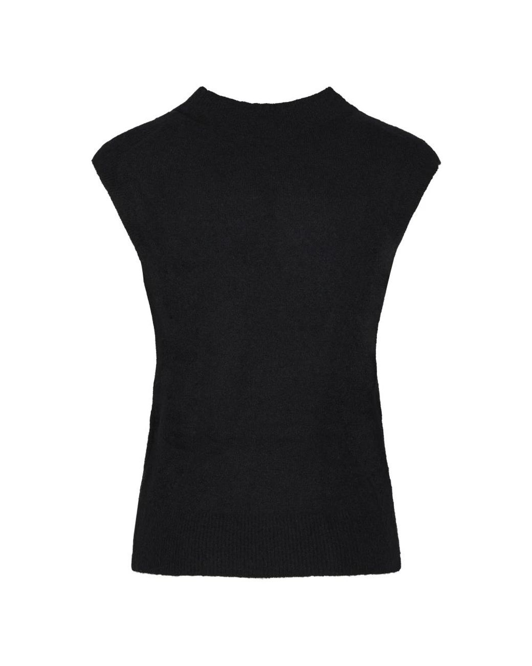 Mc2 Saint Barth Black V-Neck Knitwear