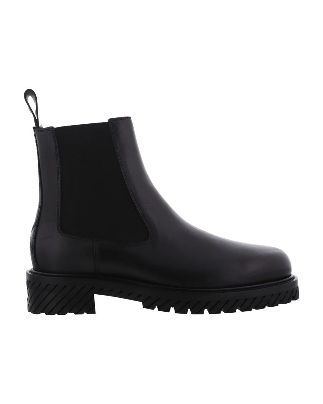 Off-White c/o Virgil Abloh Black Chelsea Boots for men