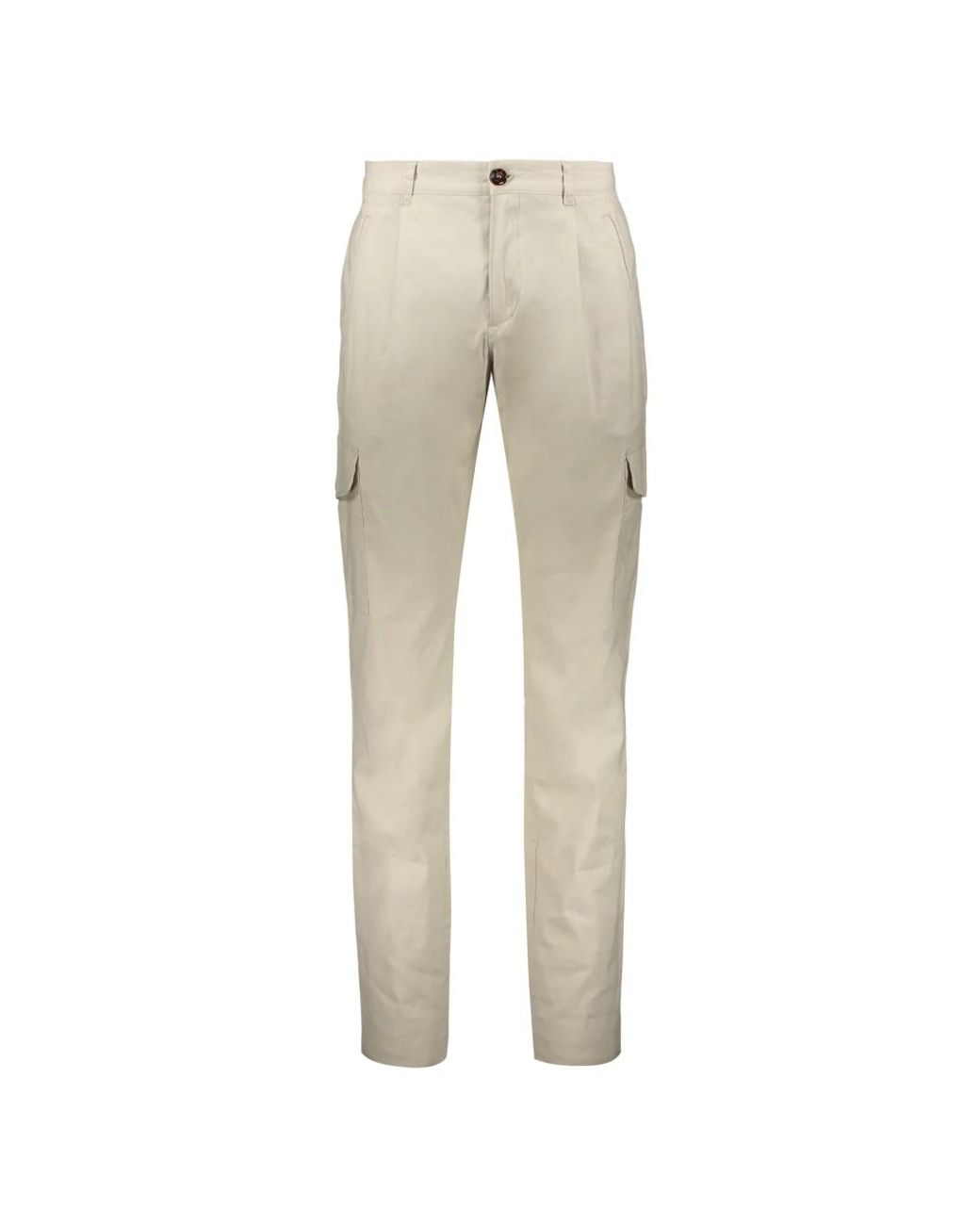 Moorer Natural Straight Trousers for men