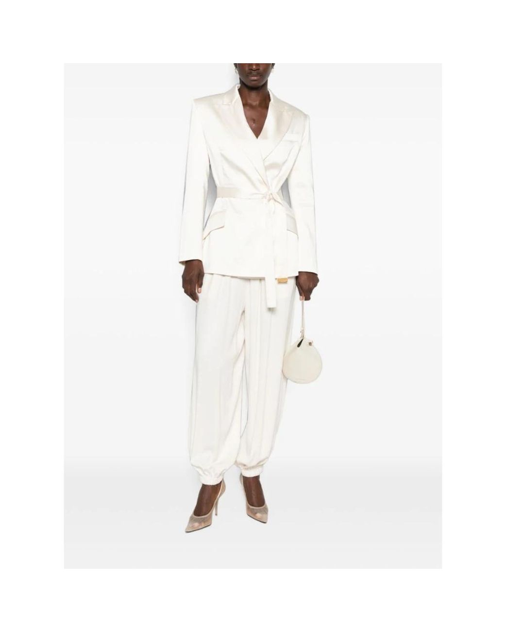 Elisabetta Franchi White Blazers