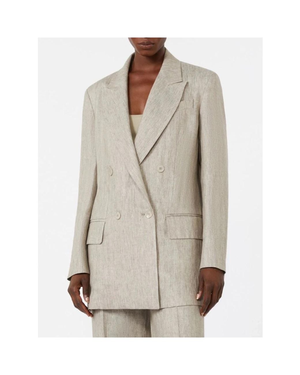 Max Mara Gray Blazers