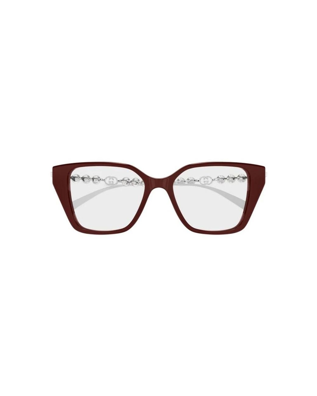 Gucci Brown Cat-Eye-Optikrahmen