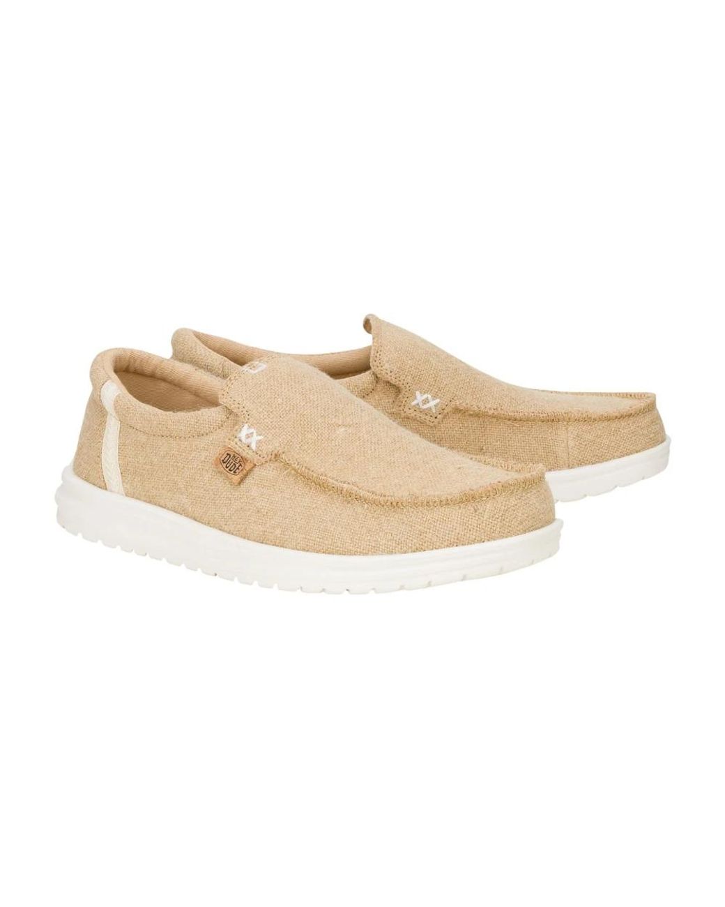 HeyDude Natural Loafers for men