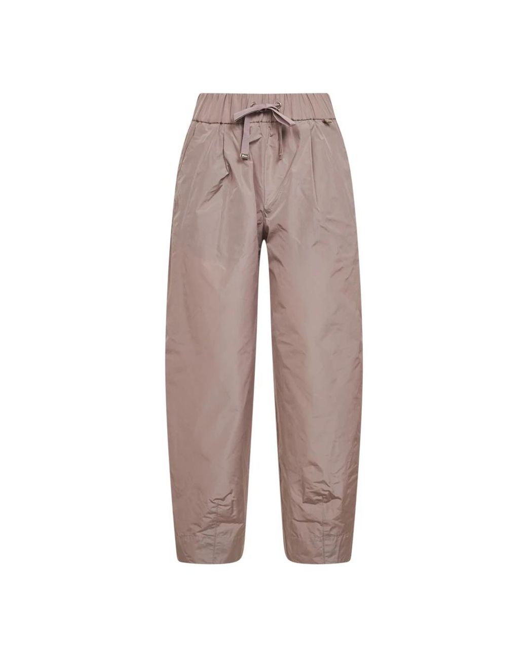 Herno Brown Straight Trousers
