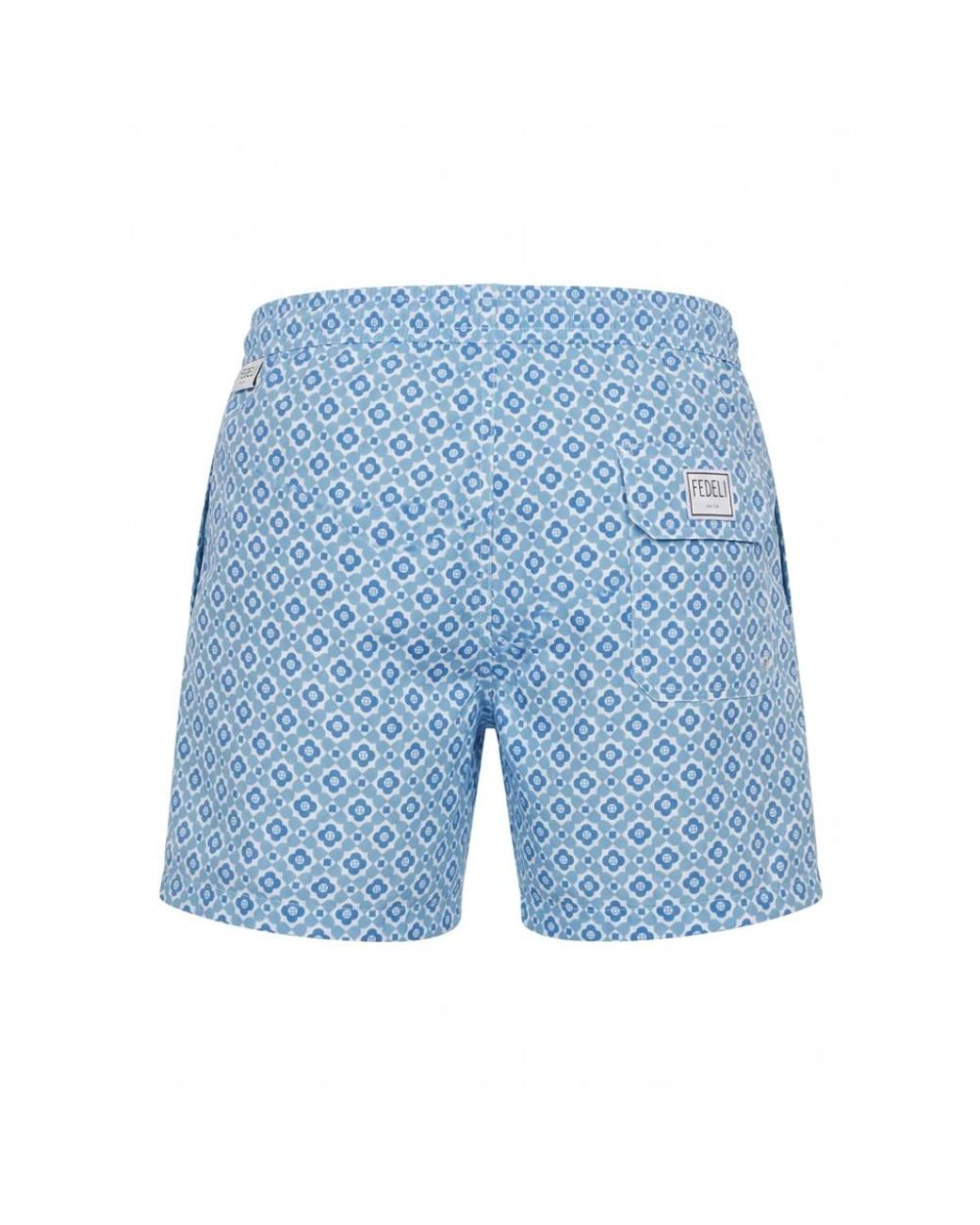Fedeli Blue Beachwear for men