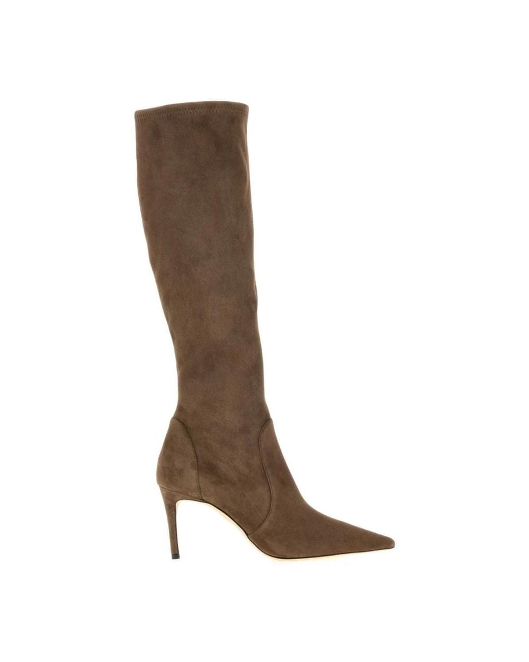 Stuart Weitzman Brown Heeled Boots