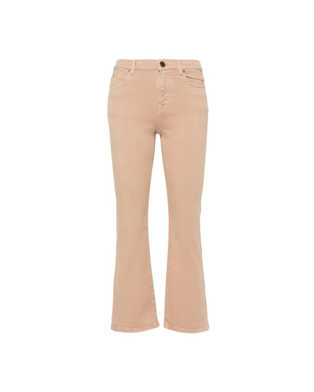 Pinko Natural Cropped Trousers