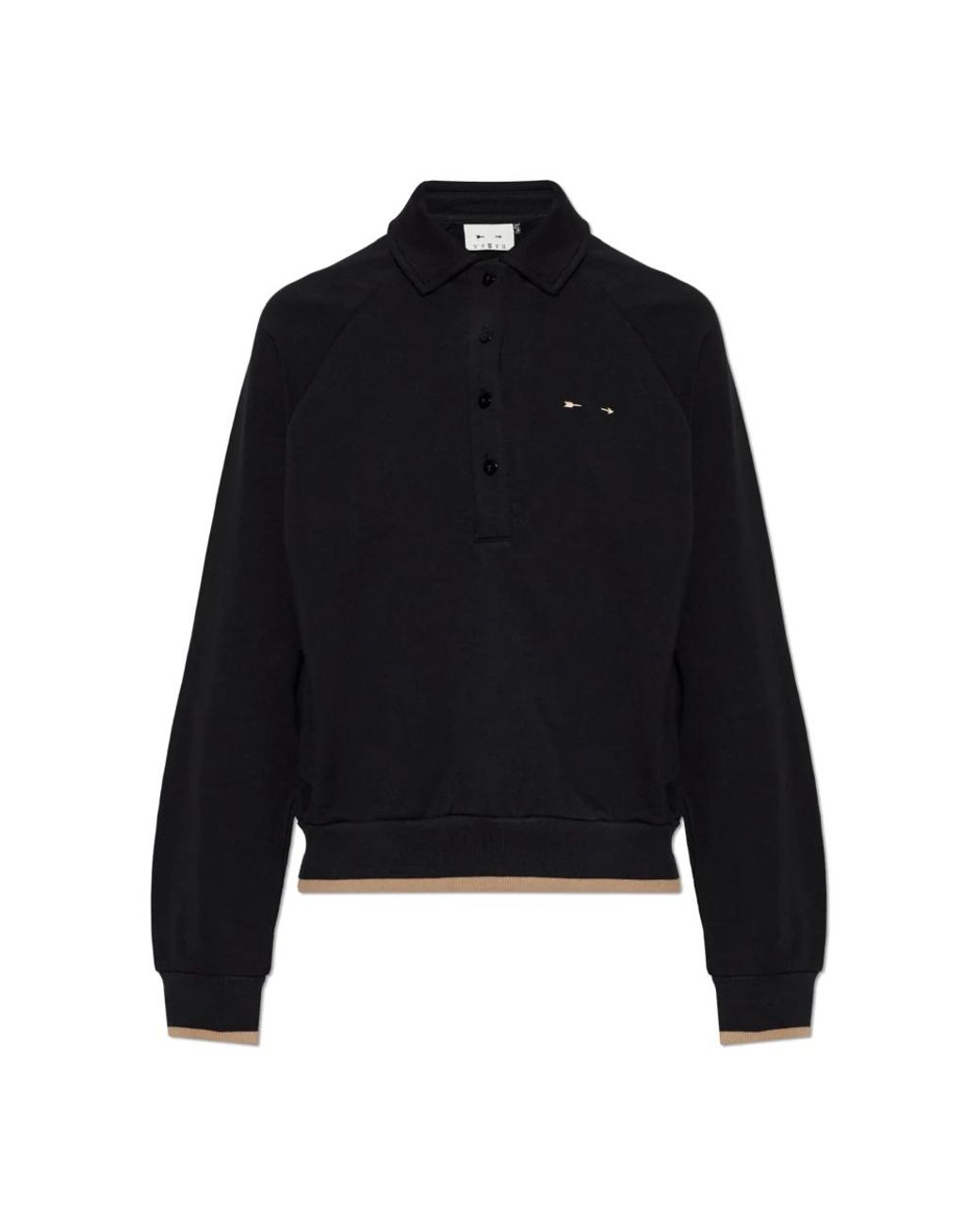 The Upside Polo Elle Met Kraag in het Black