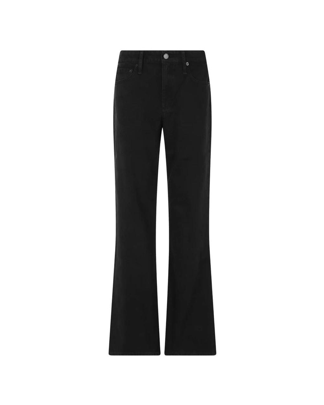Rag & Bone Black Straight Fit Jeans