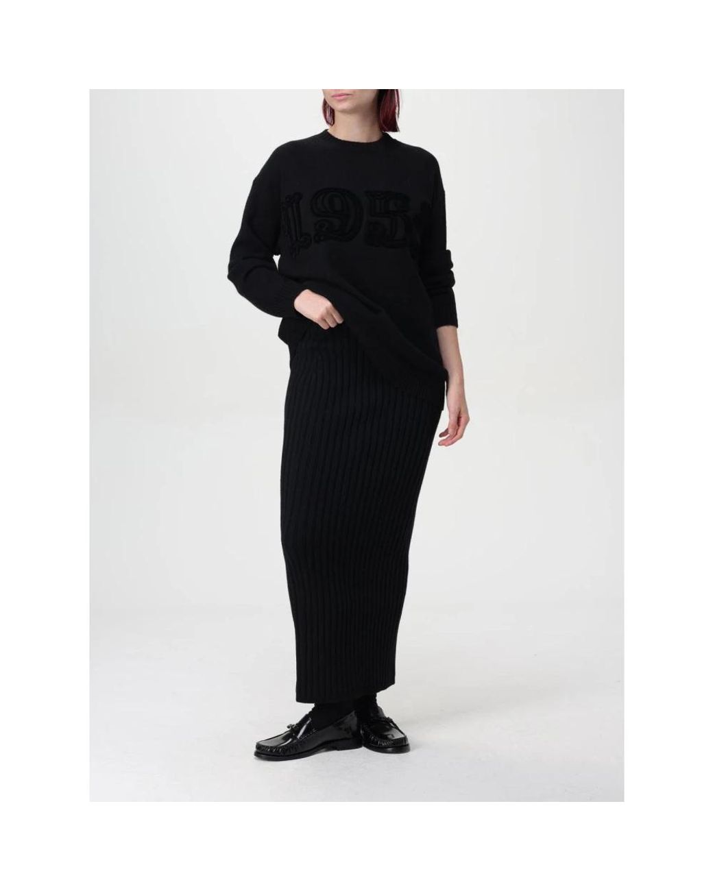 Max Mara Black Cashmere Knitwear