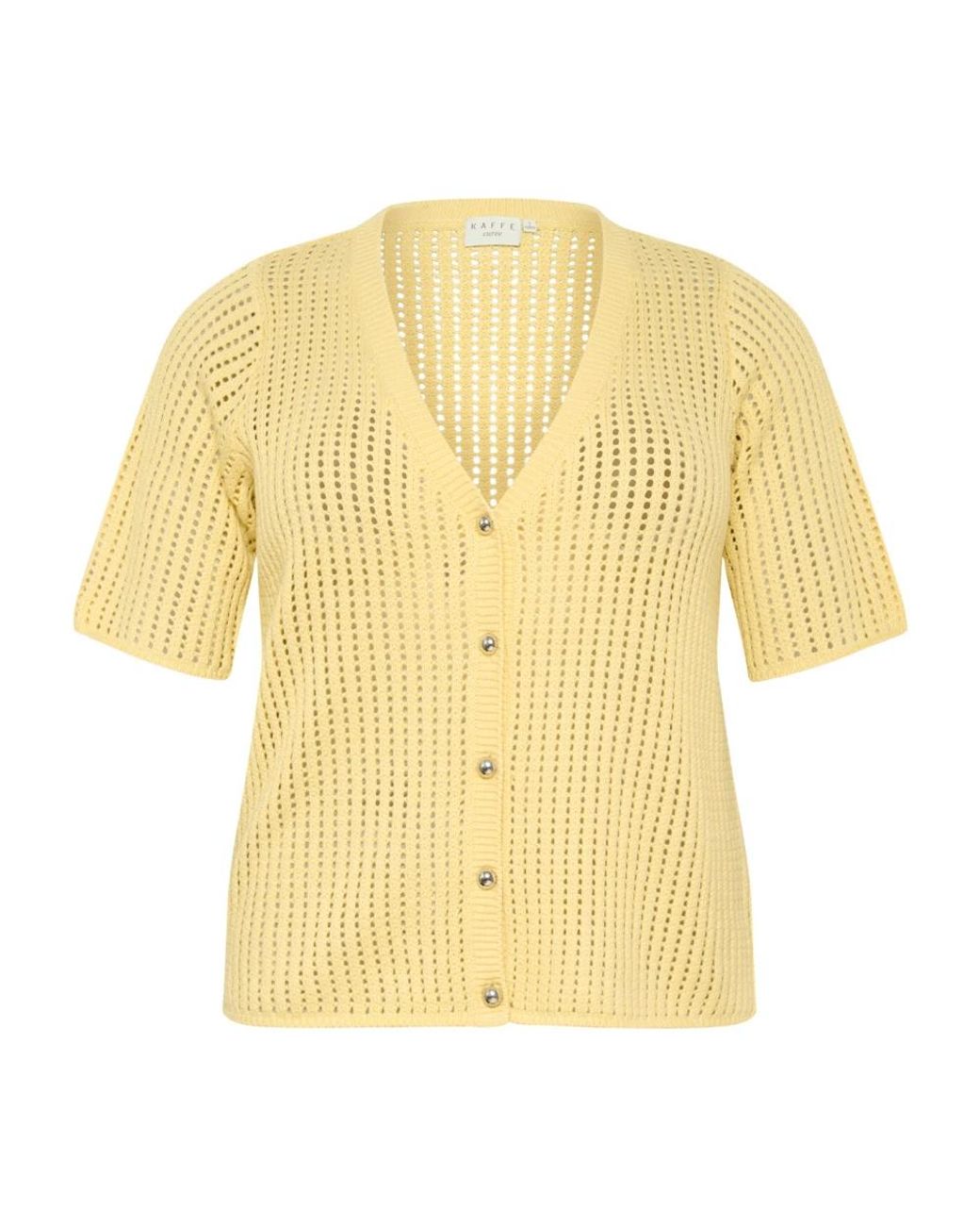Cardigans Kaffe en coloris Yellow
