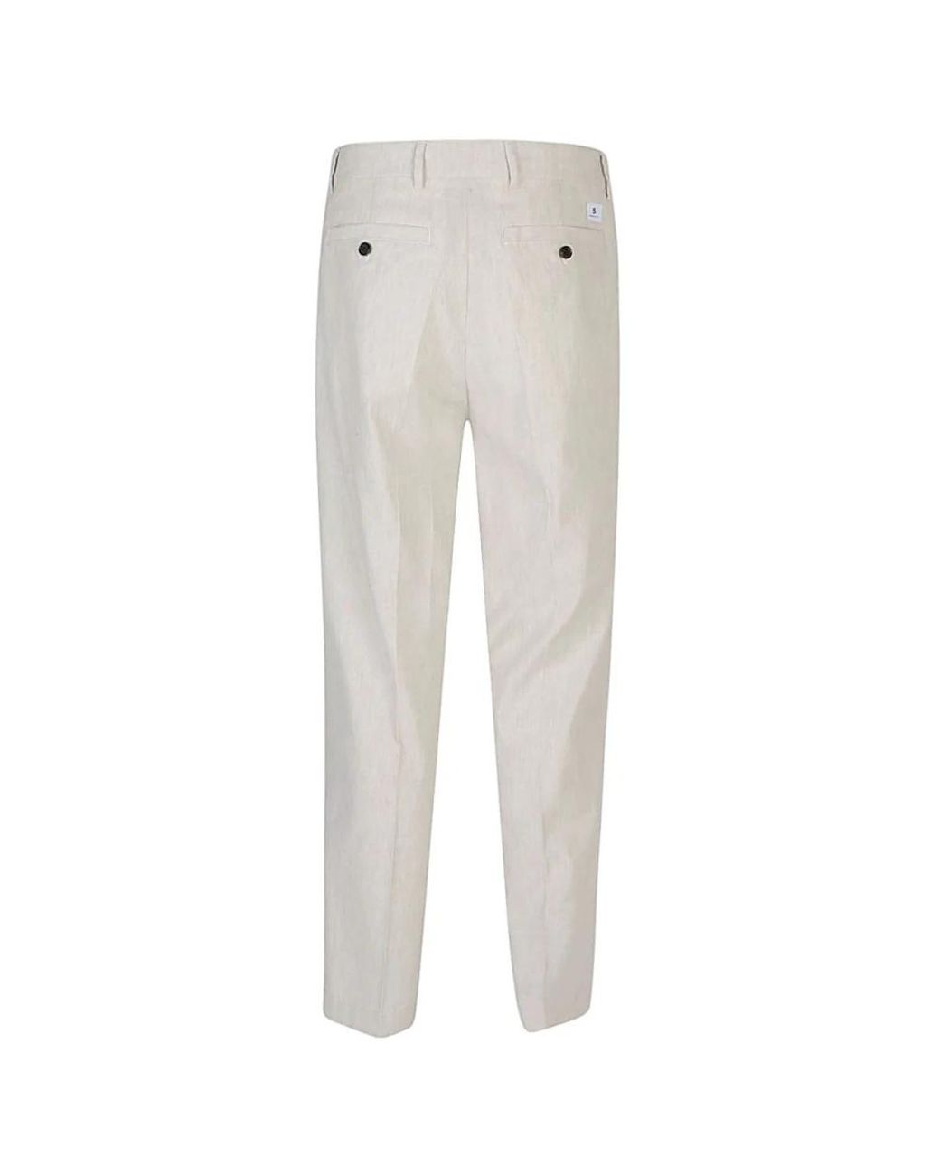 Department 5 Gray Straight Trousers for men