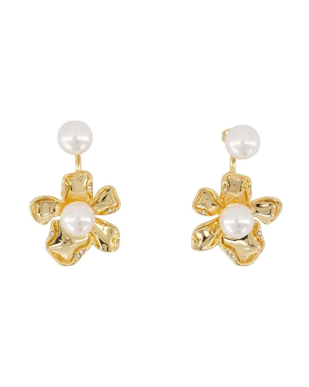 Self-Portrait Metallic Earrings