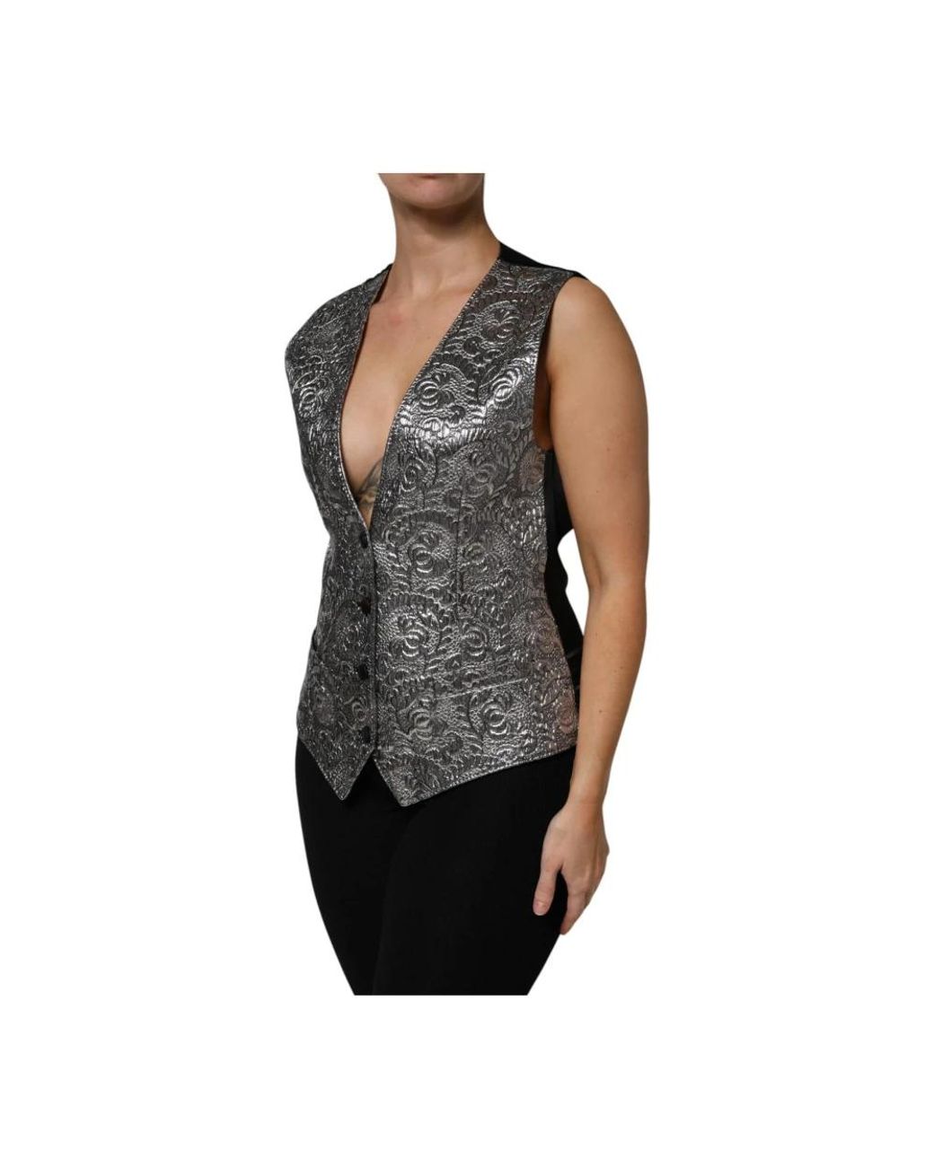 Dolce & Gabbana Black Waistcoats