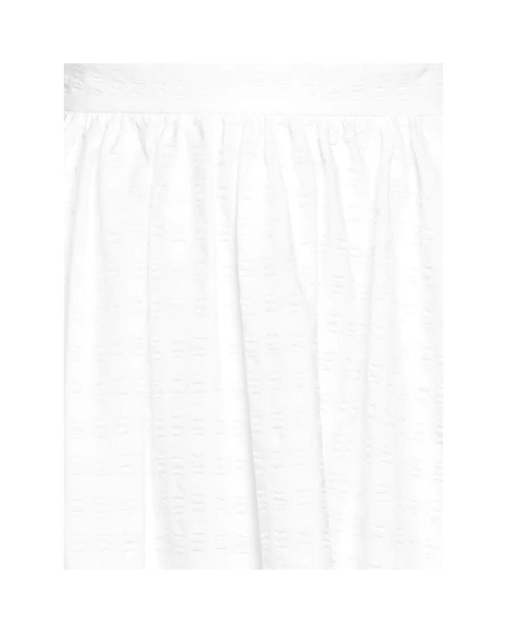 MSGM White Midi Skirts
