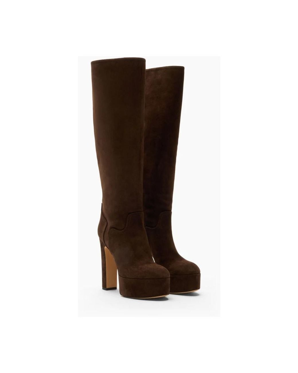 Casadei Brown Heeled Boots