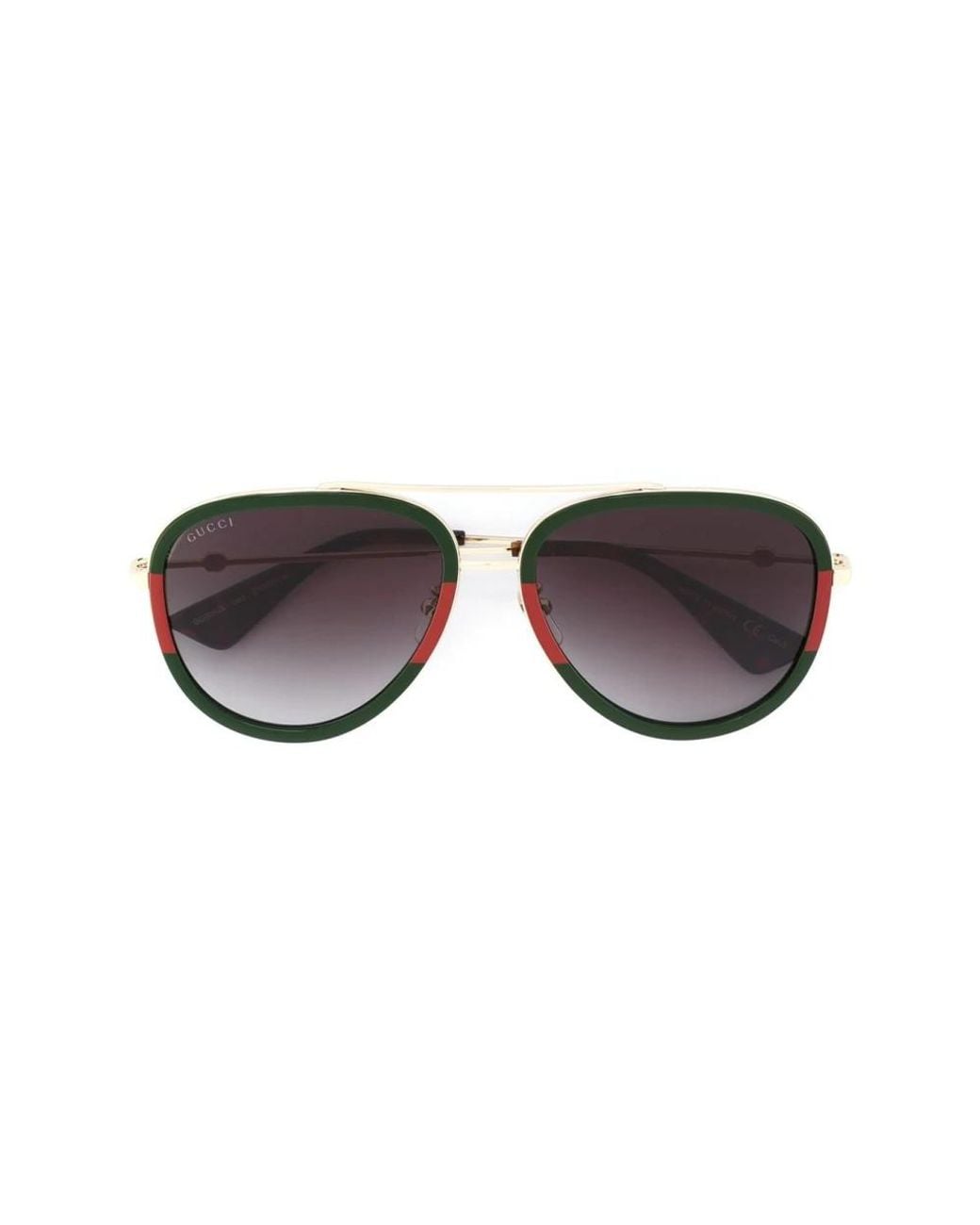 Gucci Yellow Sonnenbrille Mit Pilotengestell