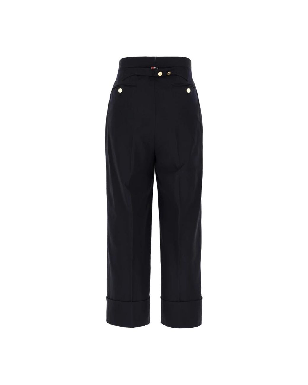 Thom Browne Black Straight Trousers