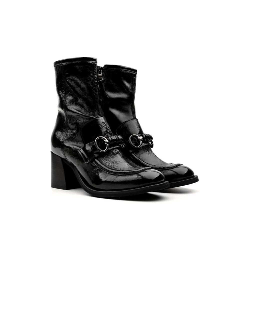 Zoe Black Heeled Boots