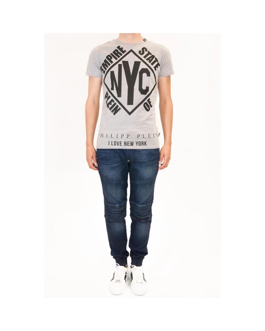 Philipp Plein Gray T-Shirts for men