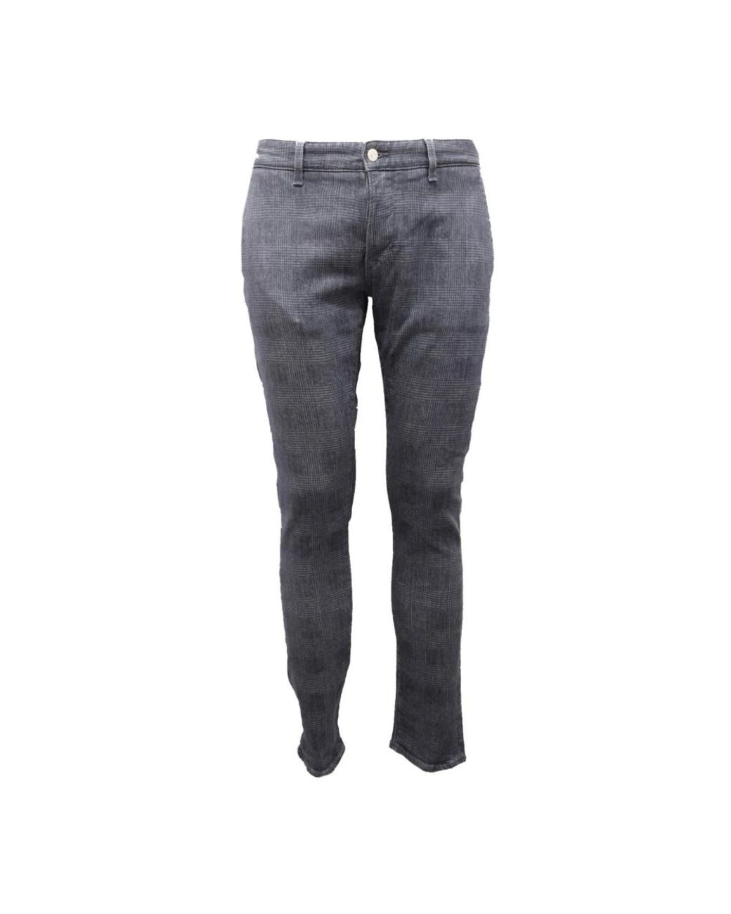 Dondup Gray Slim-Fit Trousers for men
