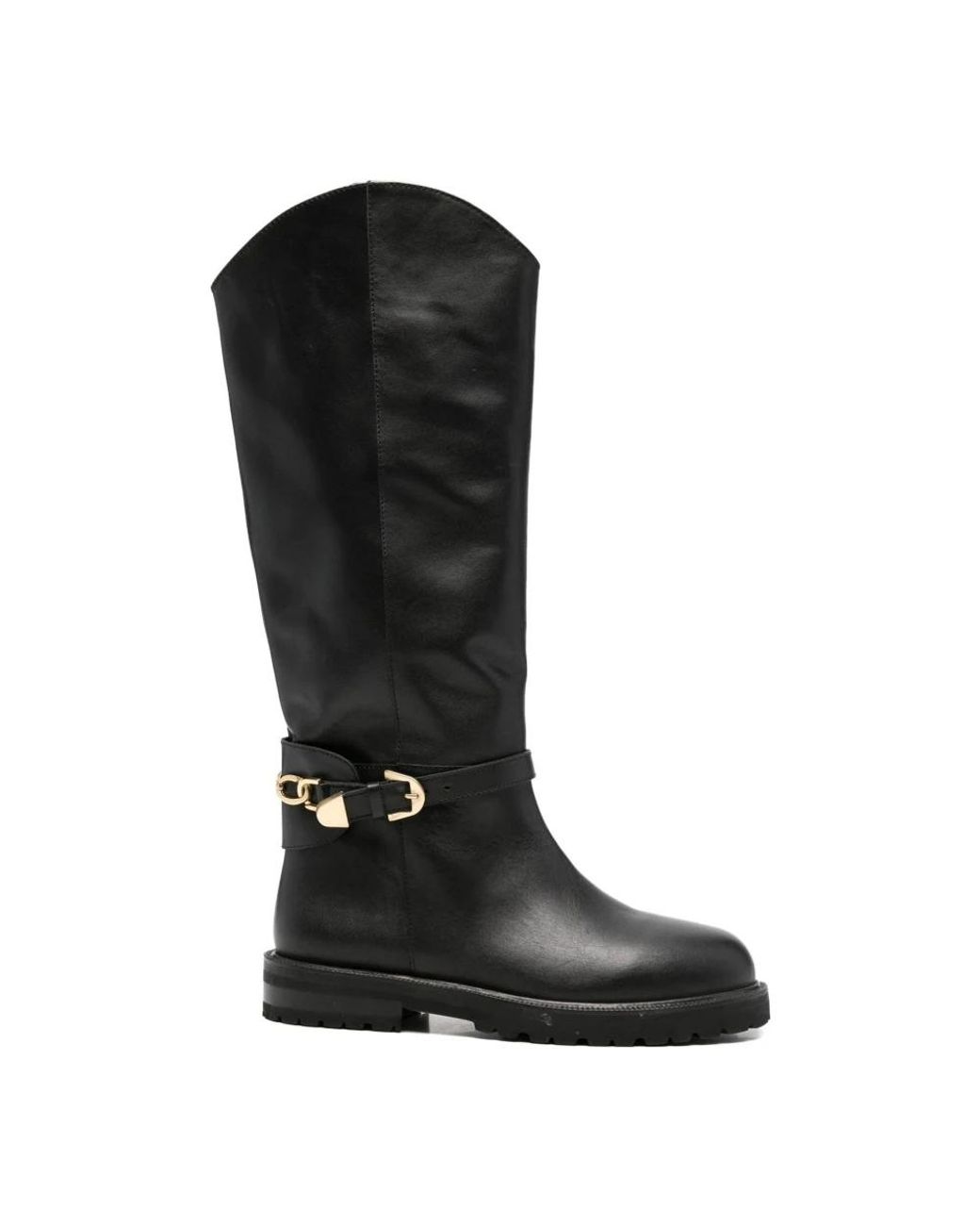 ADRIANNA FERETTI Black High Boots
