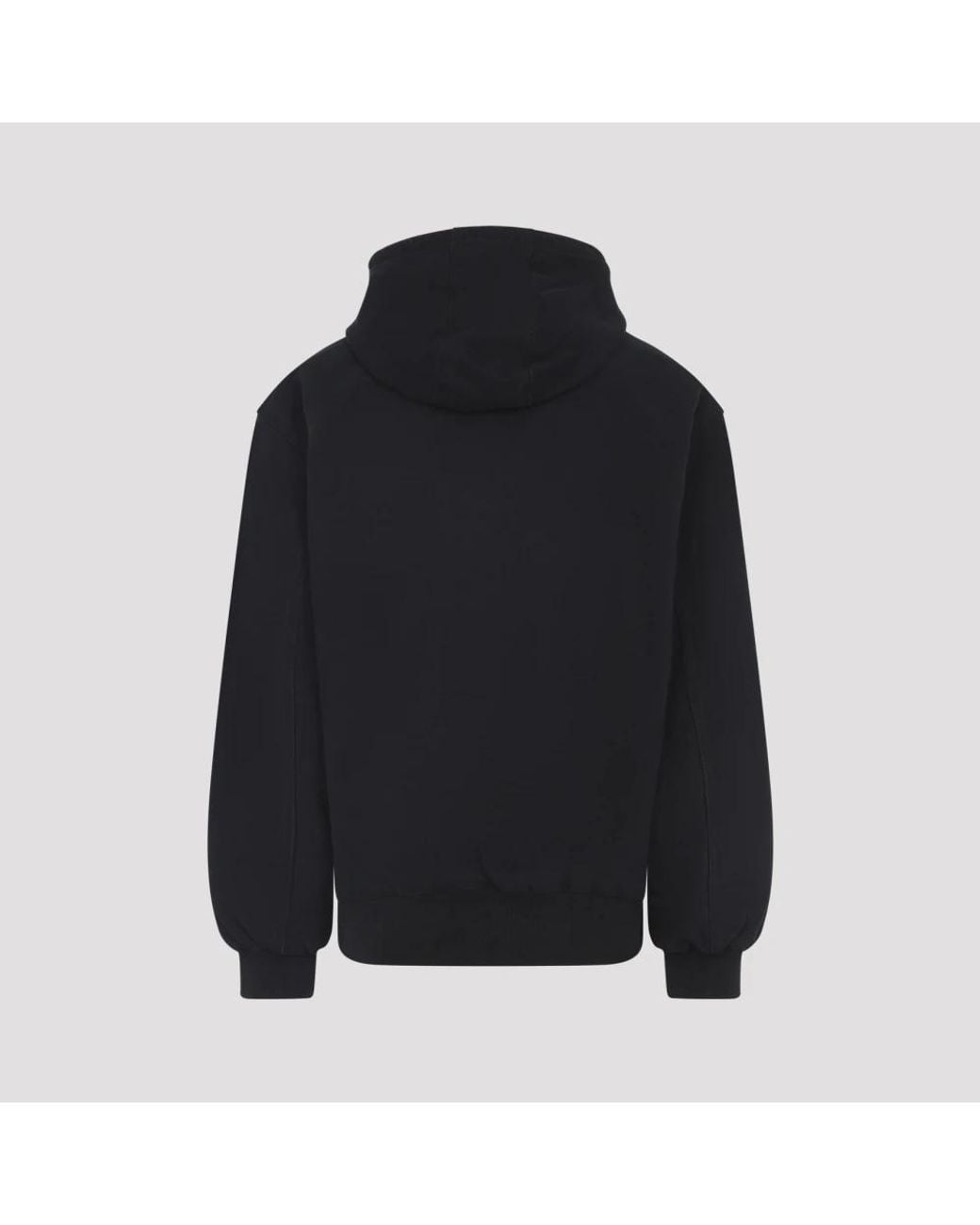 Carhartt Jassen ,Zwart ,Katoen Zwarte Jas Voor Mannen Aw 25 in het Black voor heren