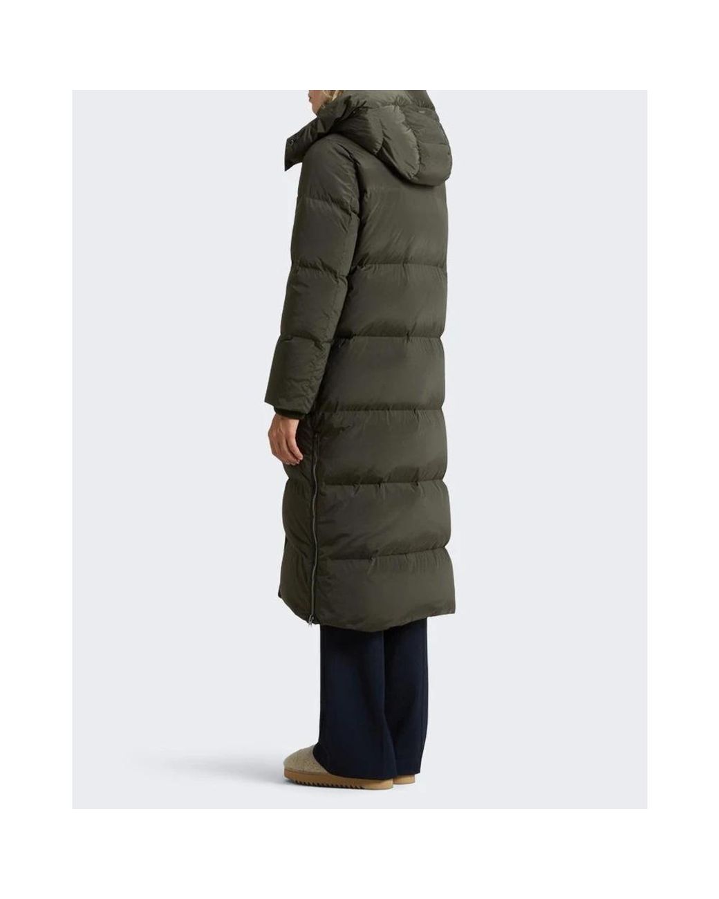 Down Coats Woolrich de color Green