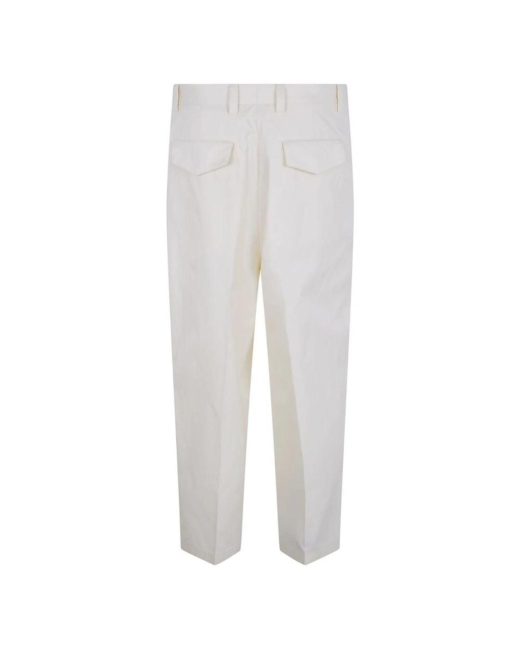 Jil Sander White Suit Trousers for men