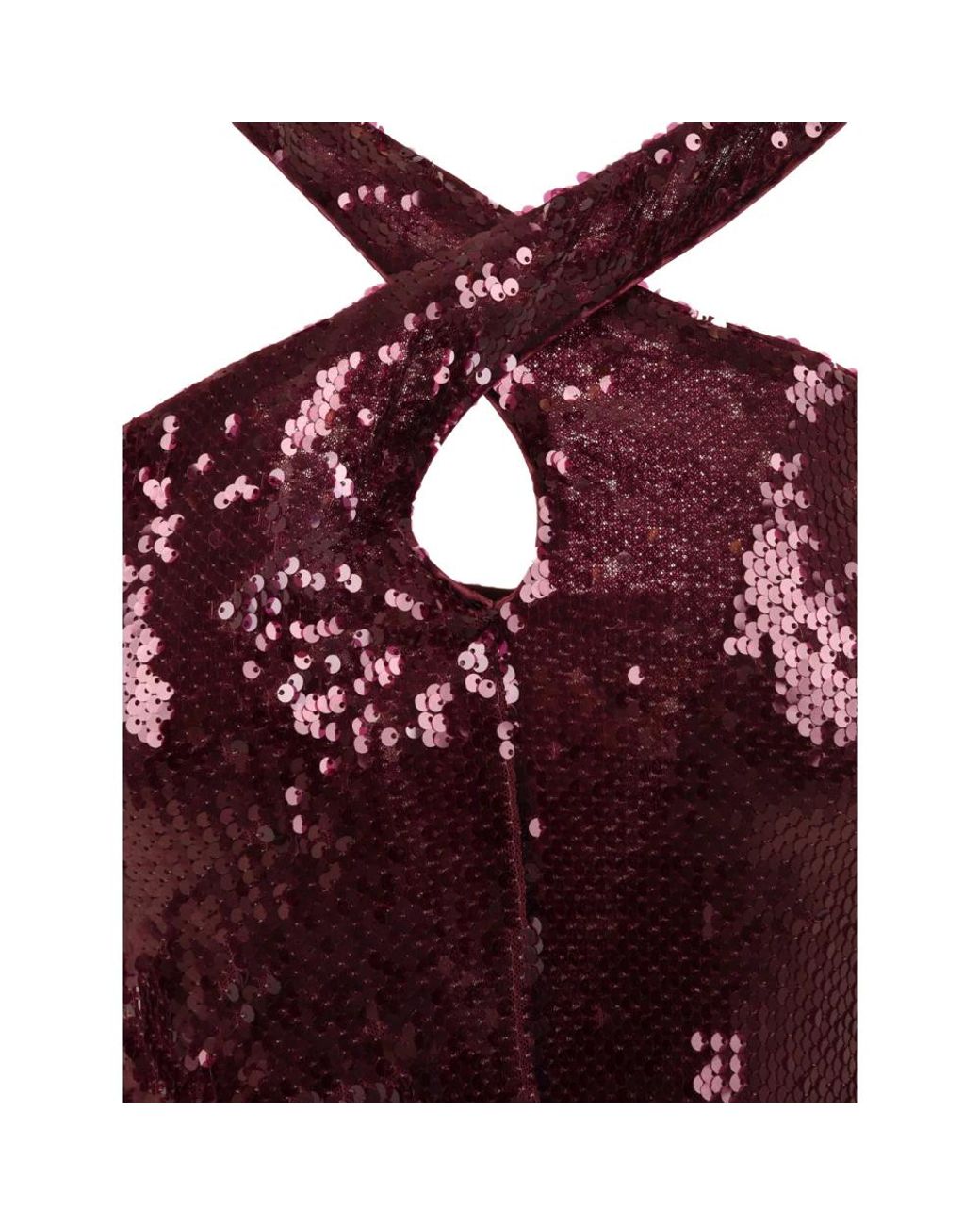 Akep Red Sleeveless Tops