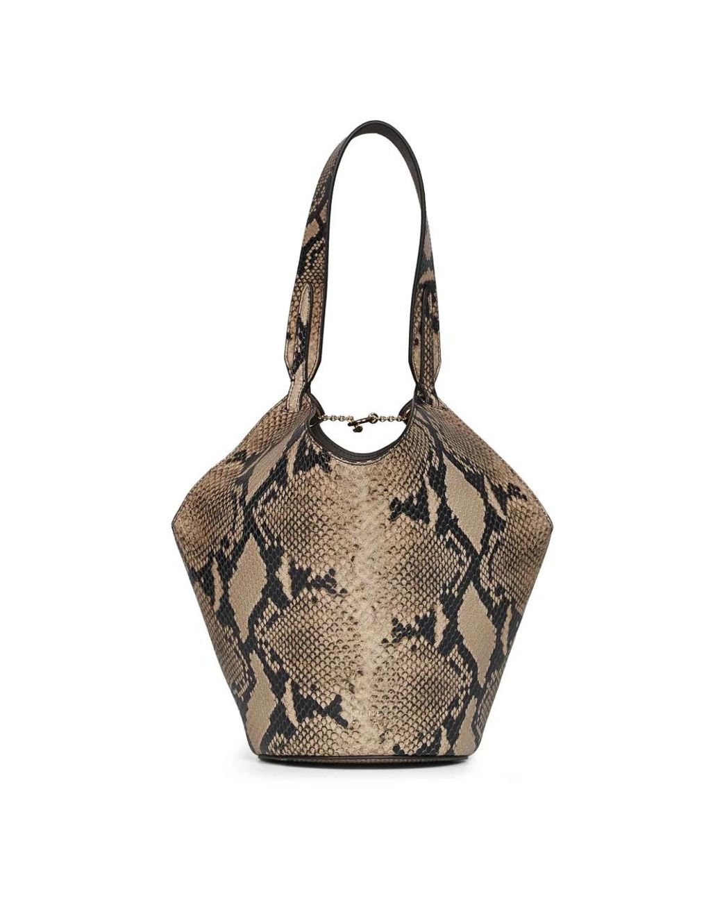 Khaite Metallic Shoulder Bags