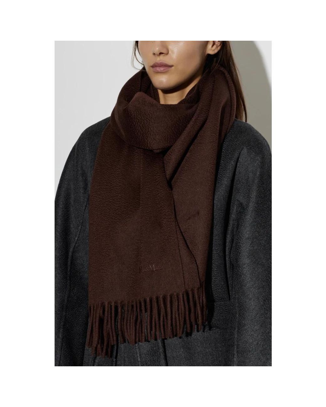 Max Mara Brown Winter Scarves