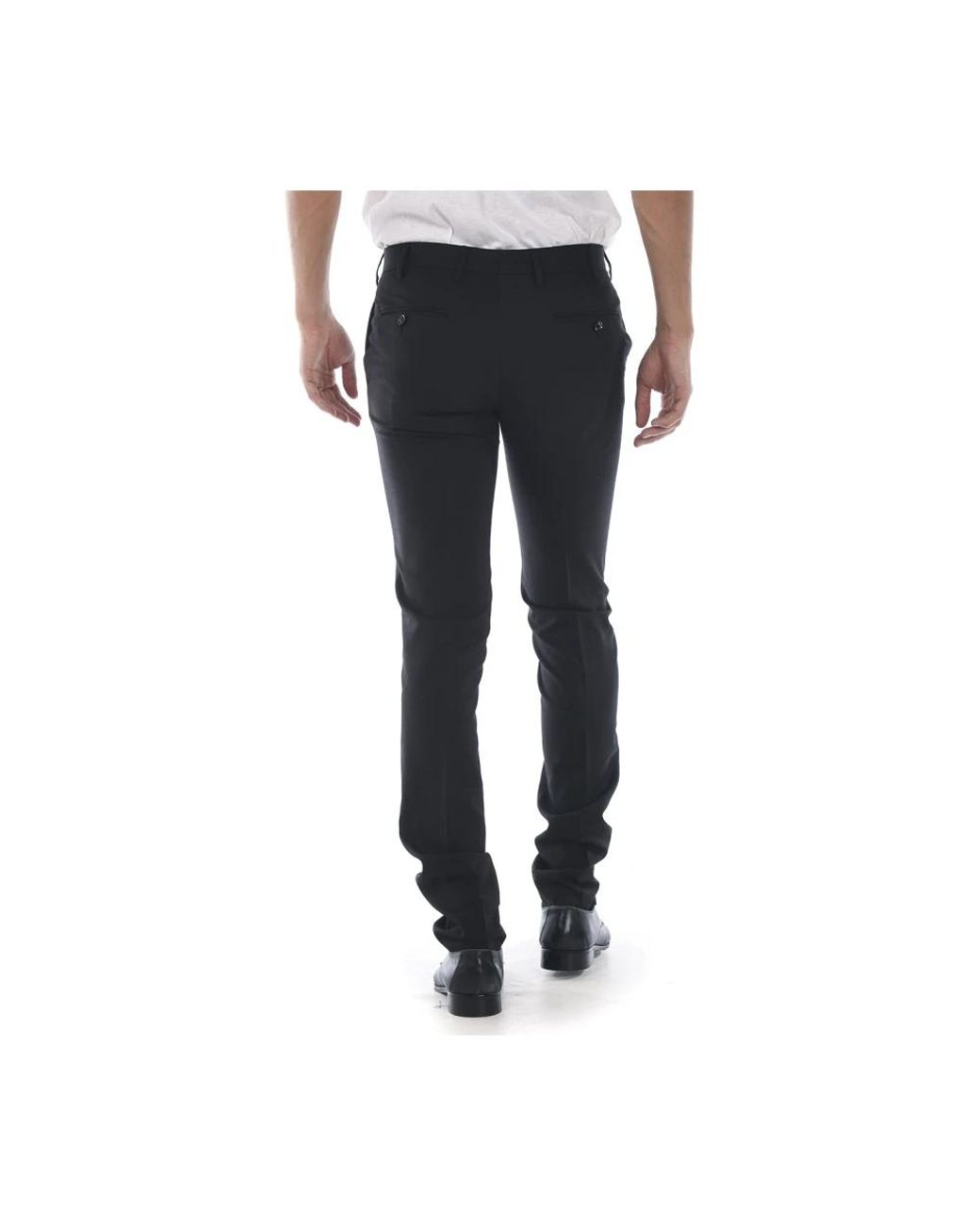 Daniele Alessandrini Black Chinos for men