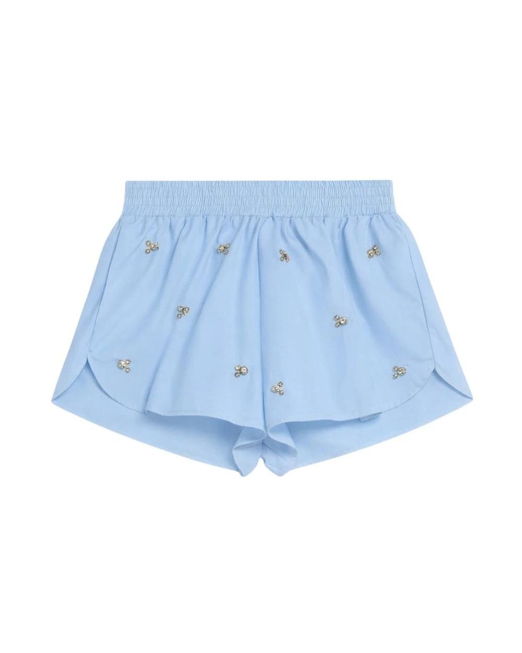 A PAPER KID Blue Short Shorts