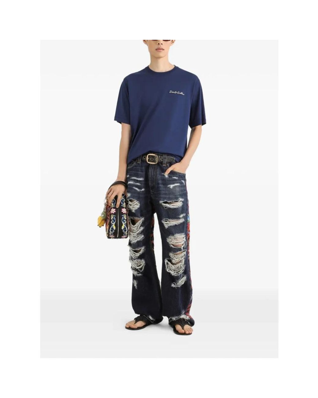Dolce & Gabbana Blue T-Shirts for men