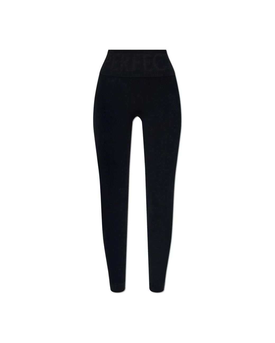 Perfect Moment Broeken ,Zwart ,Nylon Rib Leggings in het Black