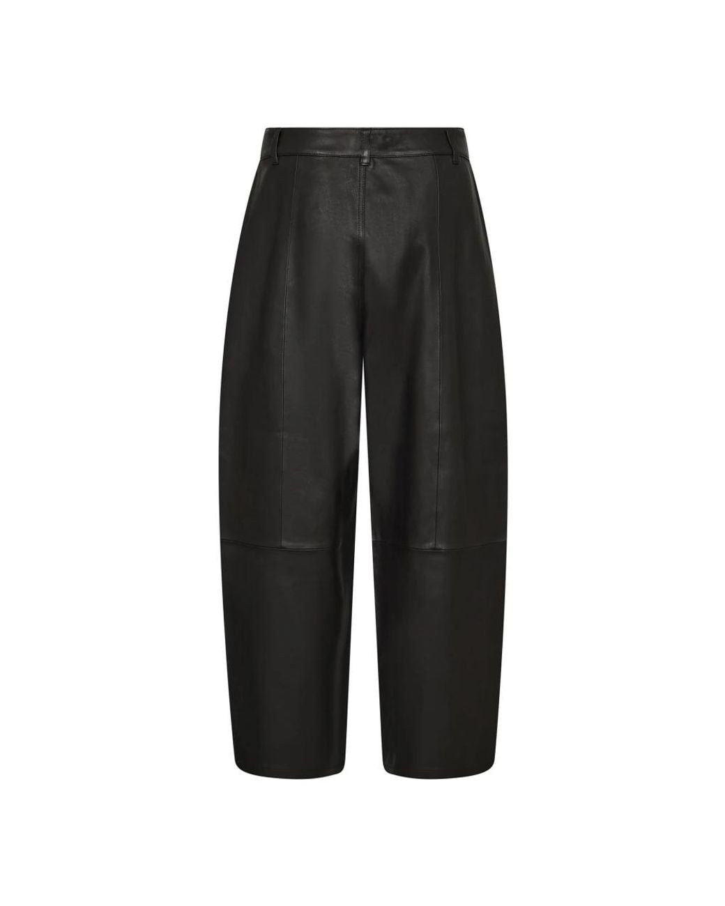 Mos Mosh Black Leather Trousers