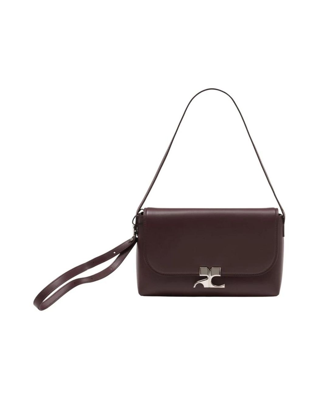 Courreges Brown Shoulder Bags