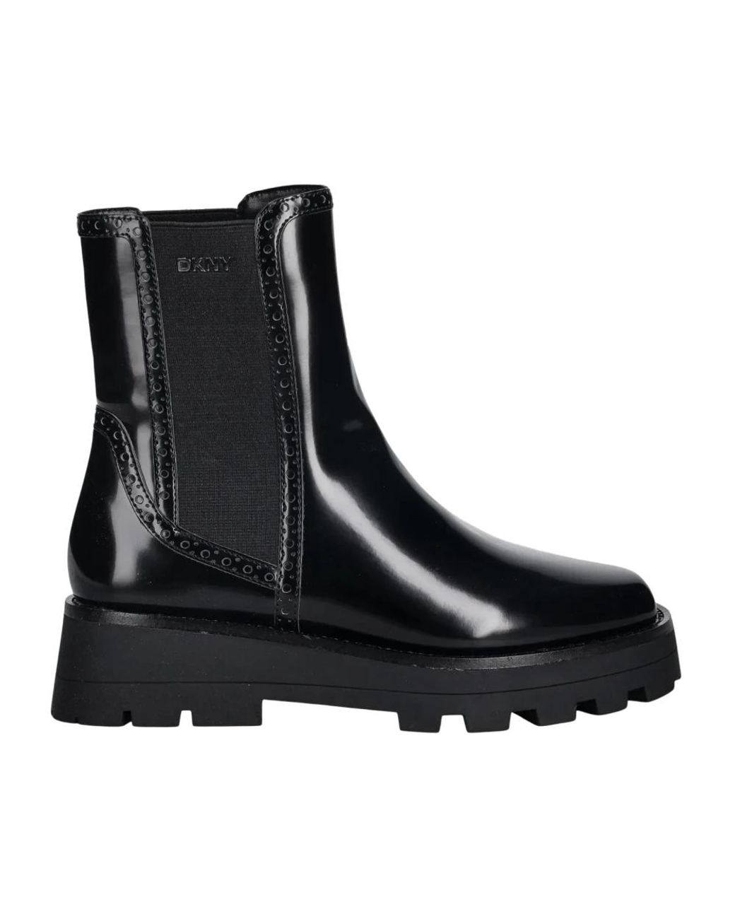 DKNY Black Sanchit Ankle Boots