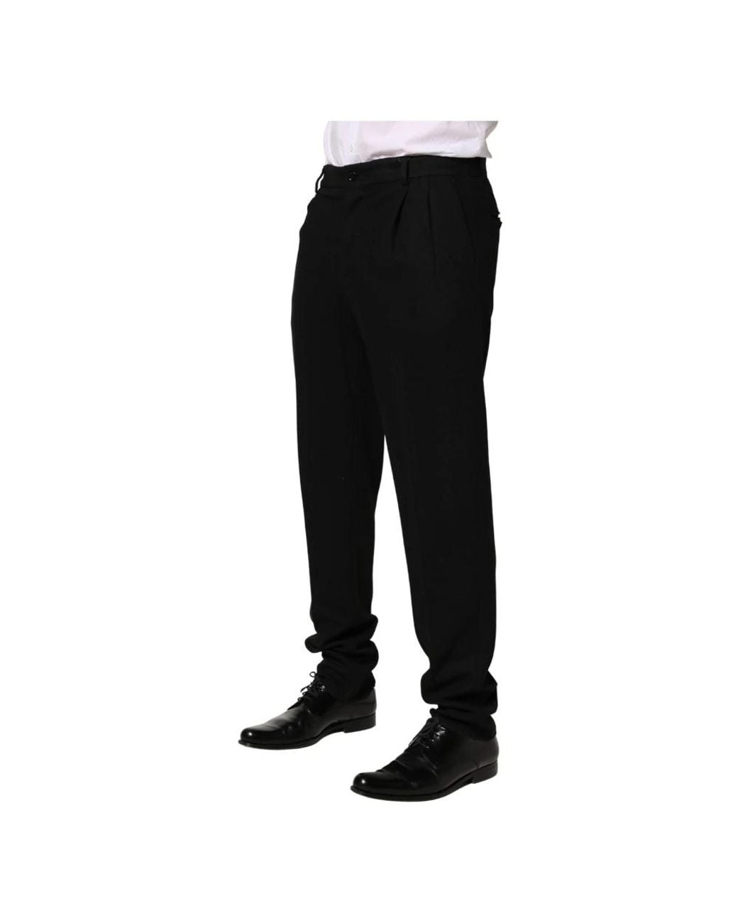 Dolce & Gabbana Black Suit Trousers for men